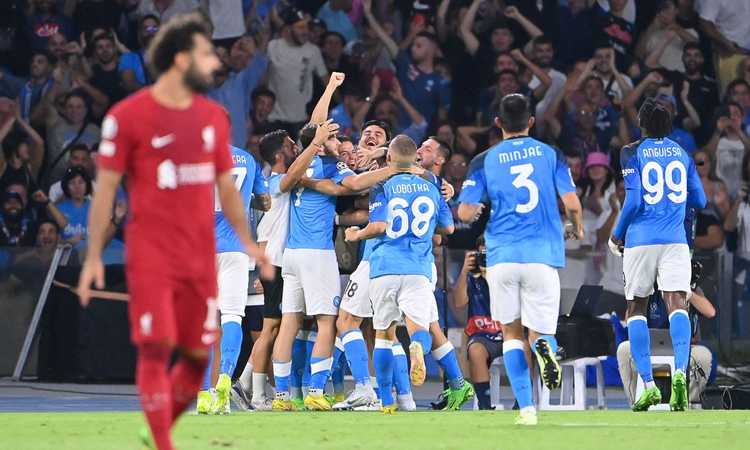 Champions League, il Napoli travolge il Liverpool al Maradona