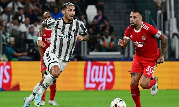 Juve-Benfica, la pagella di Paredes: 'Una delle poche note liete', 'Tutti i palloni passano da lui'