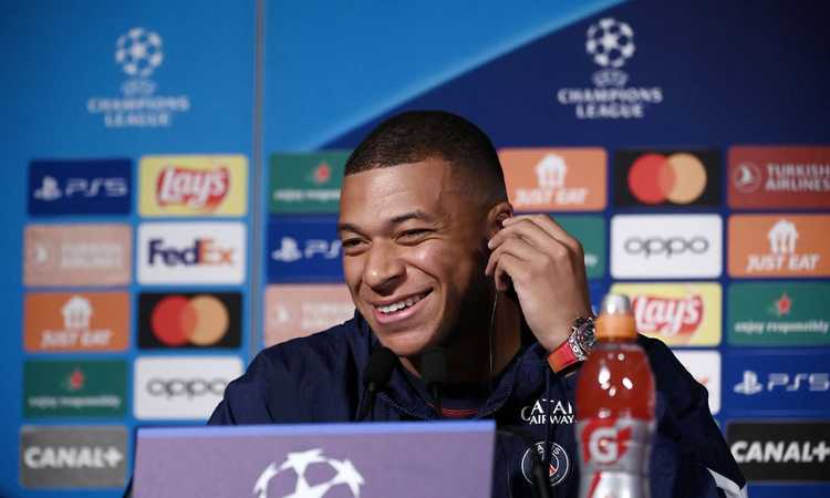 Psg-Juve, la conferenza di Mbappé: 'Caso Pogba, gli credo. Vlahovic? Può crescere ancora, la Juve...'