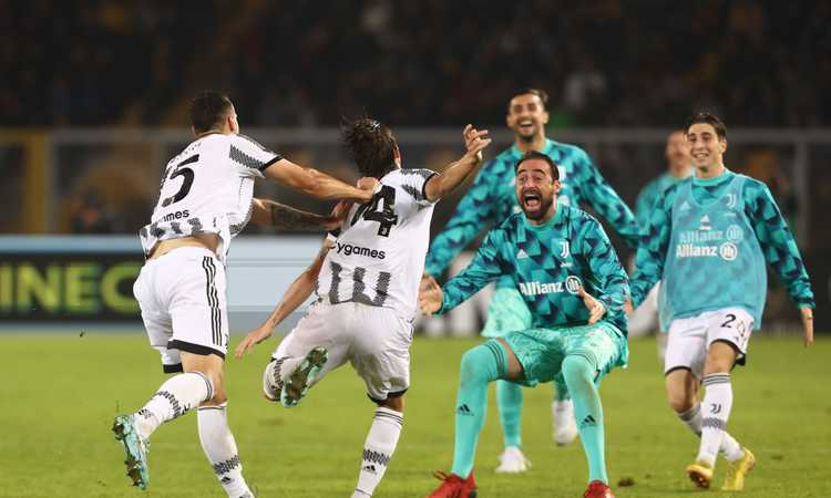 Lecce-Juve 0-1: GOL E HIGHLIGHTS