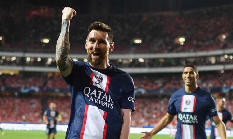 Juve-Psg, l'accoglienza dello Stadium a Messi