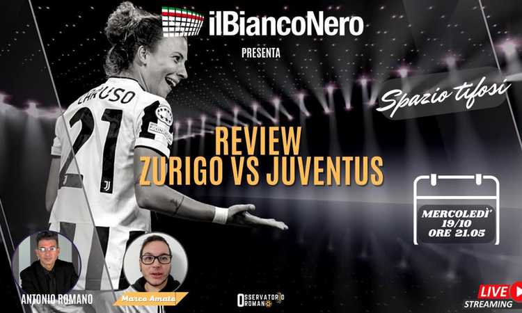 OR LIVE post Zurigo-Juve Women con Antonio Romano e Marco Amato