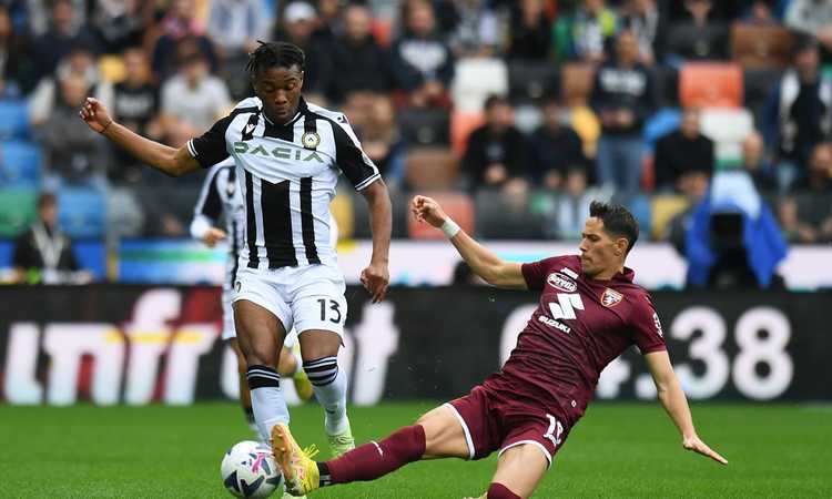 Juve-Udinese, Udogie al 45': 'Vogliamo pressare forte'