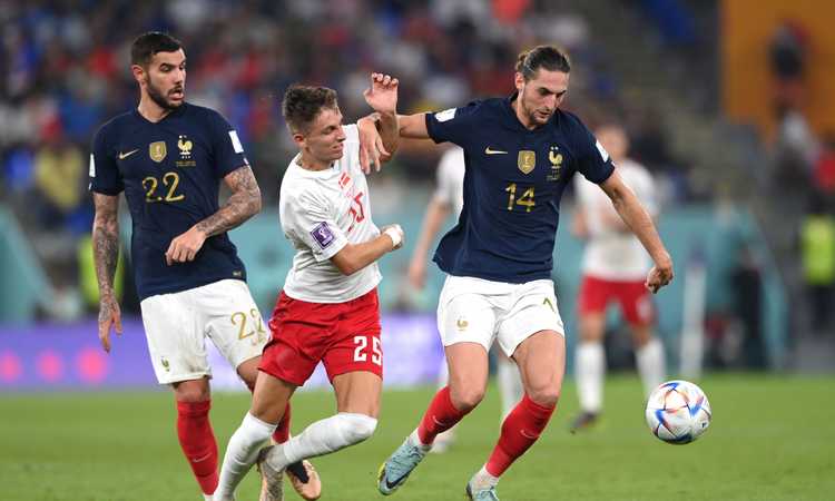 Mondiali, Francia-Danimarca 2-1: decisivo Mbappé con una doppietta
