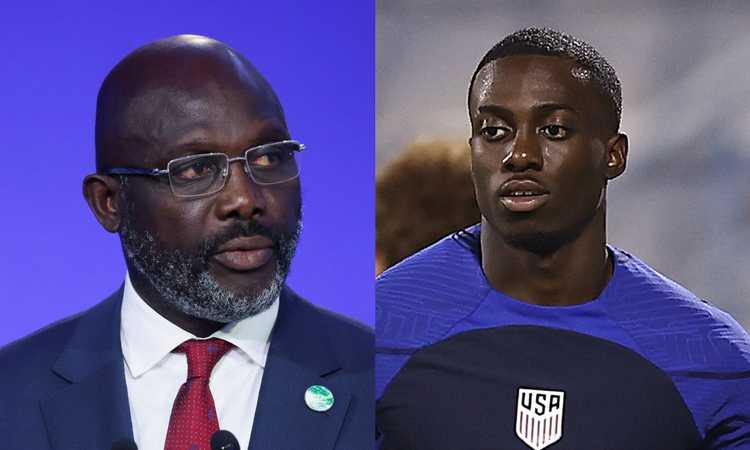 George Weah: 'Sono un tifoso della Juventus, su mio figlio...'