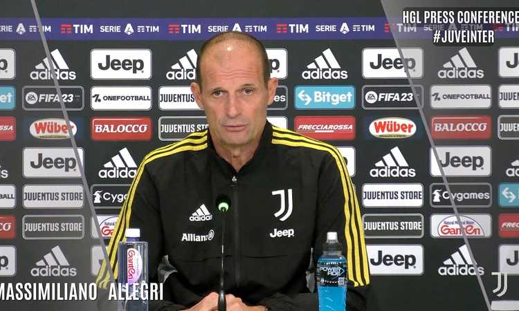 Juve-Inter, Allegri in conferenza: la sintesi VIDEO