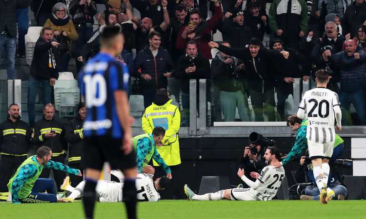 IL DERBY D’ITALIA E’ BIANCONERO! La Juve batte l’Inter 2 a 0 con Rabiot e Fagioli e sorpassa i nerazzurri