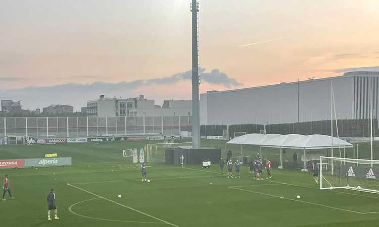 Juve, l'allenamento pre PSG: Chiesa, Di Maria e Bremer con il gruppo. FOTO e VIDEO