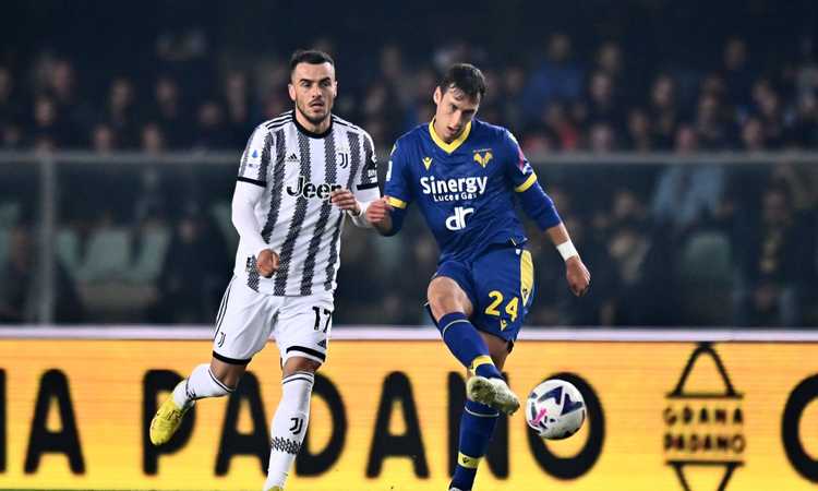 Juve-Verona, Terracciano al 45': 'In questa cosa non ci facciamo problemi'