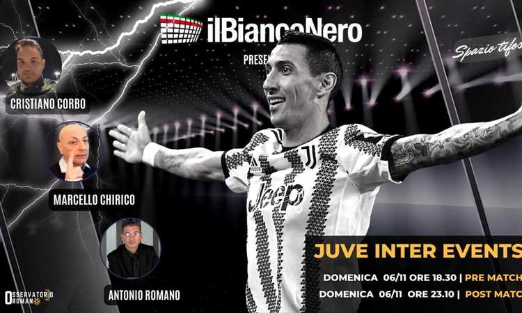 OR LIVE: il pre partita di Juve-Inter con Chirico e Corbo 