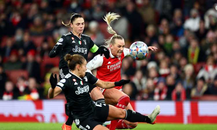 La Juve Women cede il passo all'Arsenal: 1 a 0 e percorso qualificazione che si complica