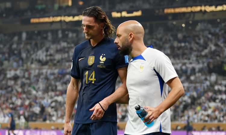 Juve, l'incrocio tra Di Maria e Rabiot dopo la finale Mondiale VIDEO