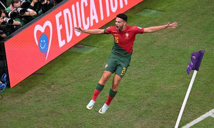 Mondiali, goleada Portogallo: 6-1 alla Svizzera, tripletta Goncalo Ramos!