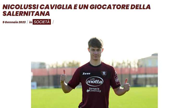 Juve, UFFICIALE: Nicolussi Caviglia alla Salernitana, la formula