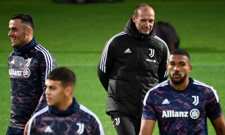 Juve, le ultime dopo l'allenamento: Allegri, Pogba e Rabiot no, Bonucci corre verso la Fiorentina. E Paredes...VIDEO