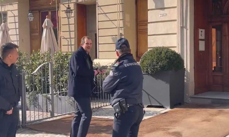 Europa League, pranzo UEFA in corso: ci sono Calvo, Pessotto, Scanavino ed è arrivata la dirigenza del Friburgo VIDEO