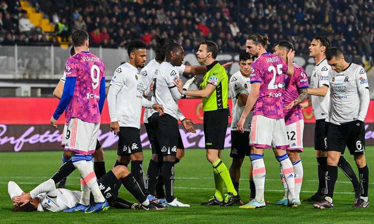 Spezia-Juve, la MOVIOLA: Locatelli salta il derby, tutti gli episodi