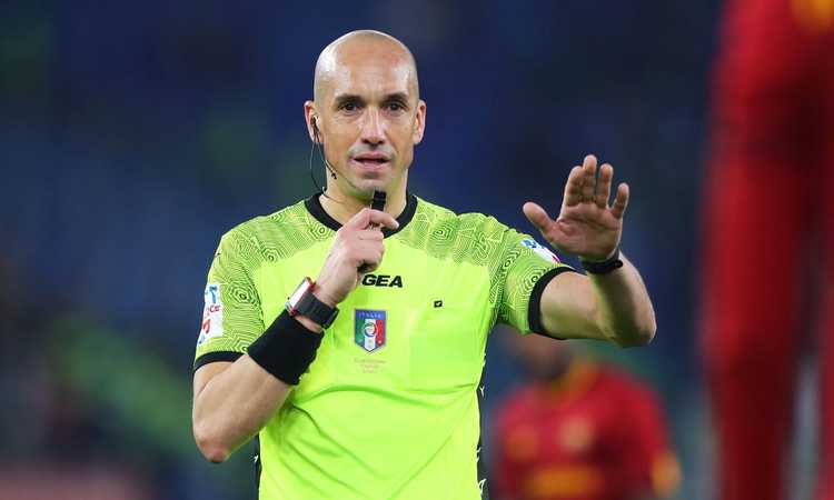 Juve-Napoli, l'arbitro del match: ci sarà Fabbri, ma al Var...