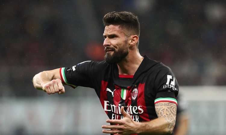 Giroud: 'Il Milan vuole la Champions, con la Juve sarà una finale'