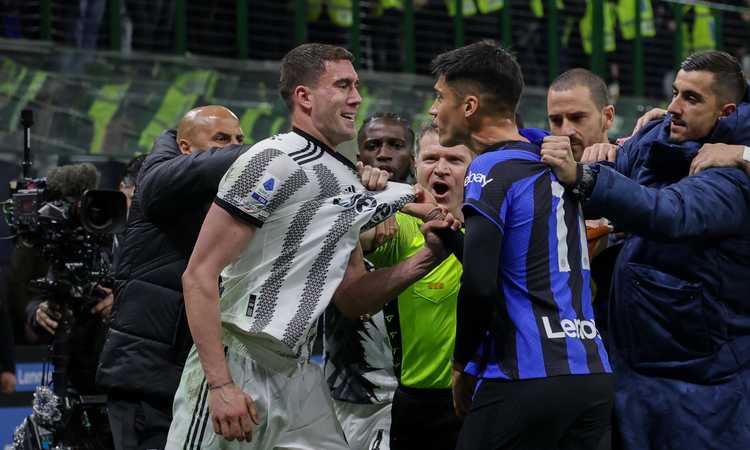 Inter-Juve, alta tensione tra Vlahovic e Correa nel finale: cosa è successo