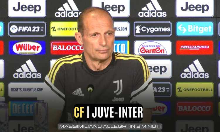 Juve, verso l'Inter, il VIDEO della conferenza stampa di Allegri