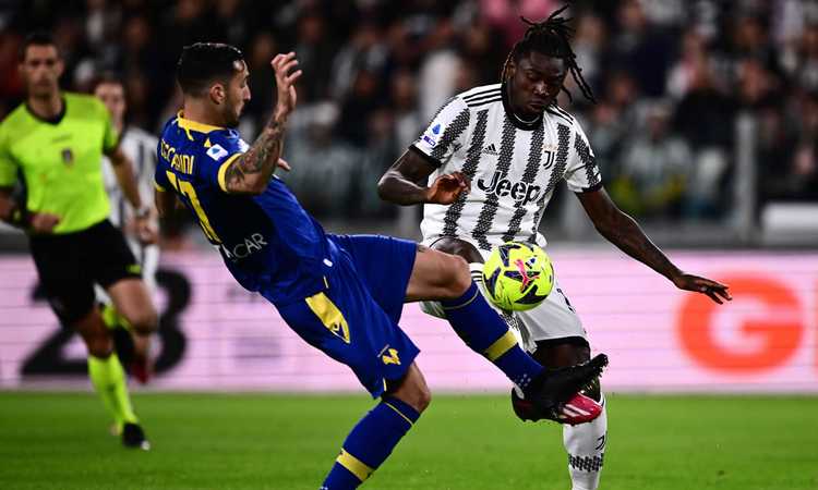 Juve-Verona 1-0: altri tre punti per i bianconeri, decide il gol di Kean