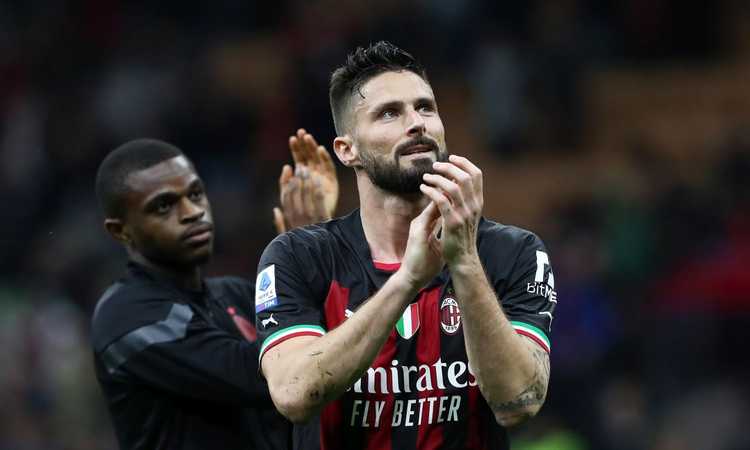 Juve-Milan, Giroud: 'Abbiamo un obiettivo'