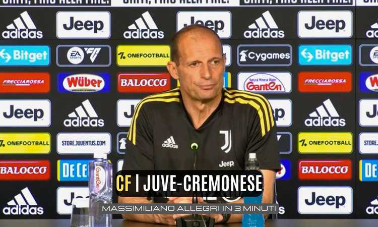 Verso Juve-Cremonese, Allegri parla in conferenza: la sintesi VIDEO