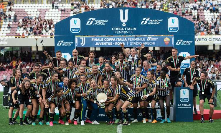 Juve Women, i festeggiamenti della Coppa Italia che non hai visto VIDEO