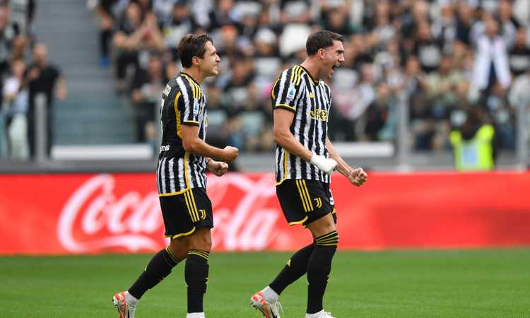 Juve, escono Vlahovic e Chiesa: la reazione dello Stadium dice tutto