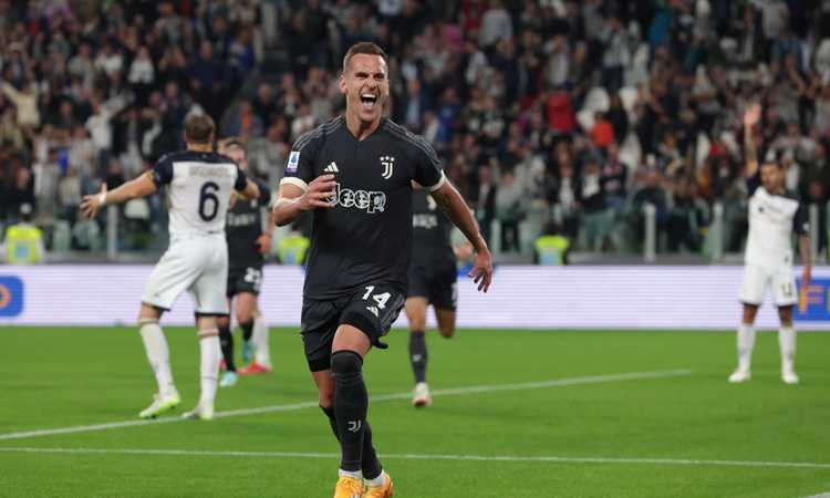 Juventus, Milik esulta sui social dopo la semifinale contro la Lazio