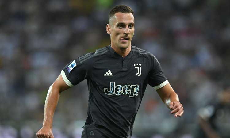 Nel segno di Milik, la Juventus celebra il gol dell'attaccante sui social