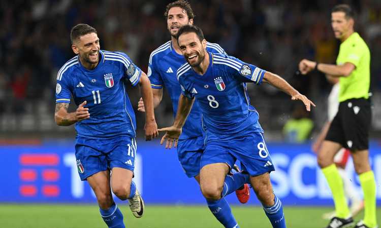 Italia-Malta 4-0: la sblocca Bonaventura, doppietta di Berardi. La chiude Frattesi 