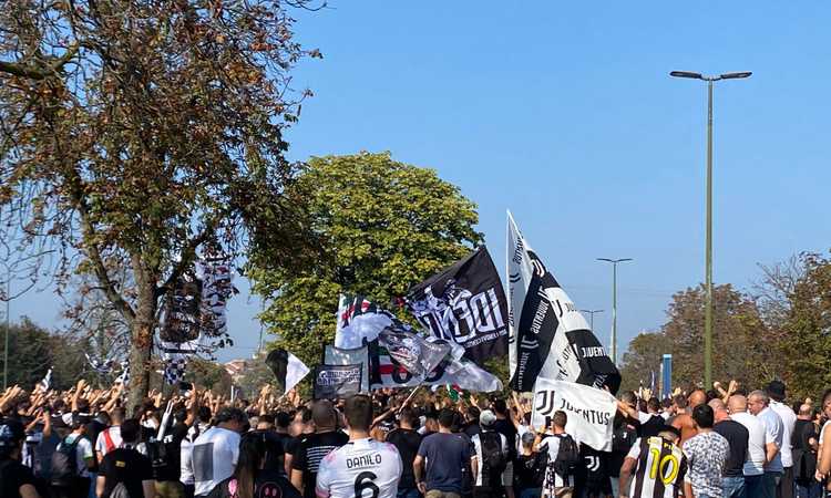 Juve, il Derby e il ritorno degli ultras, il pre partita: bianconeri allo Stadium, prima il corteo FOTO e VIDEO