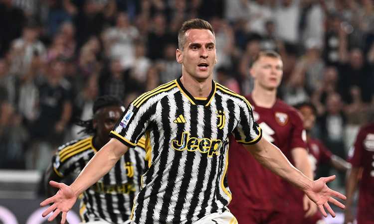 Milik, 50 presenze con la Juve, festeggiate così FOTO