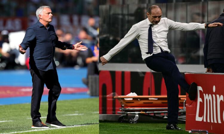 Mourinho espulso, Allegri no. La polemica: 'Due pesi e due misure con me e altri, non so il perché'