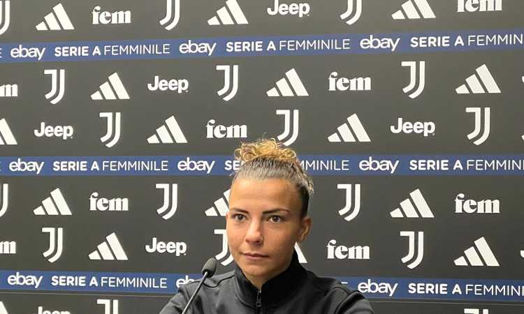 Juve Women, Caruso: 'Non abbiamo ancora fatto niente. Roma? E' tutto in gioco'