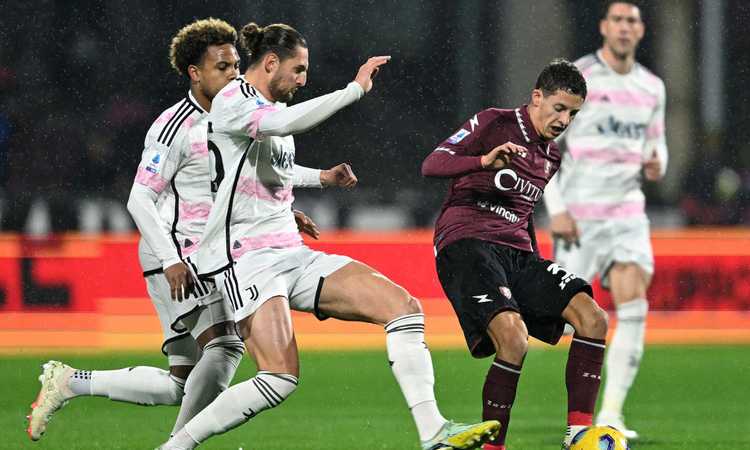 Salernitana-Juve, TOP e FLOP al 45': inesauribile Rabiot, Vlahovic si vede poco. Bremer alza il muro!