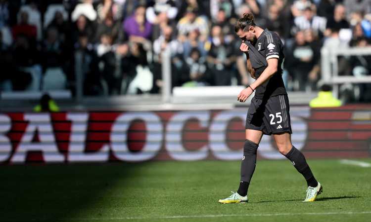 Juventus-Frosinone, Rabiot infortunato: la prima diagnosi. Entra Alcaraz