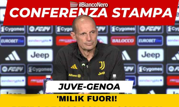 Juve-Genoa, la conferenza di Allegri: la sintesi VIDEO