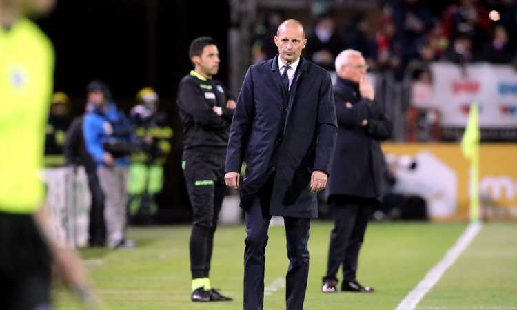 Juventus, restano solo disperazione e reazione: Allegri rinuncia a sé stesso e la pareggia