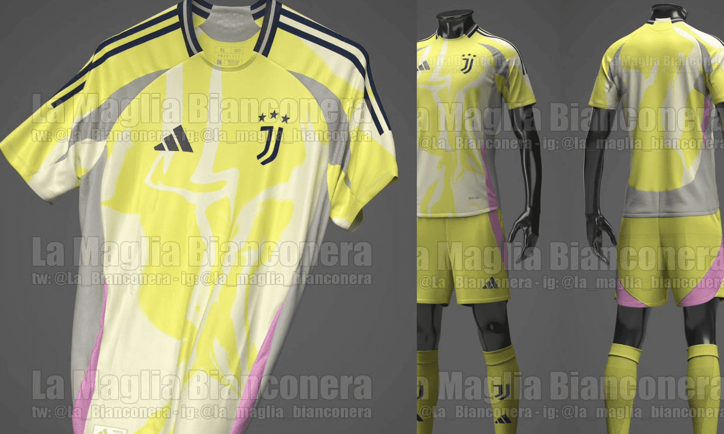 Maglia Juventus 2024-2025, le FOTO dei nuovi kit 'indossati'. Ecco che effetto fanno