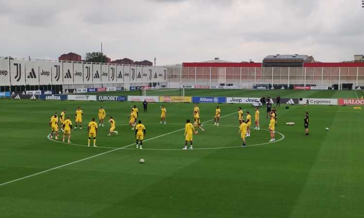 Juventus-Atalanta, l'allenamento della vigilia della finale di Coppa Italia: Yildiz ok, Giuntoli osserva. E Cambiaso...