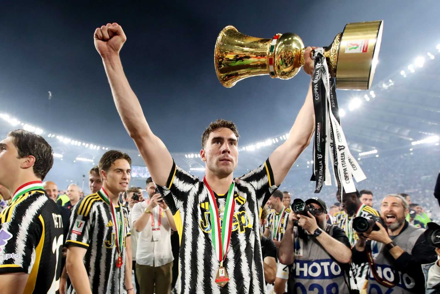 Vlahovic a Juventus Creator Lab: 'Sapevo che avremmo vinto la Coppa Italia. Tutti davano l'Atalanta favorita, ma noi siamo forti'