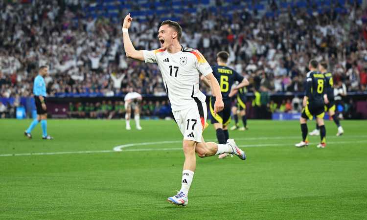 Euro 2024, di Florian Wirtz il primo gol: quando lo seguiva la Juventus