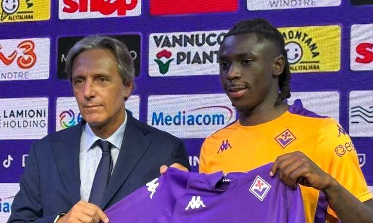 Moise Kean: 'Alla Fiorentina sto bene, in passato...'