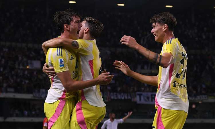 Verona-Juventus 0-3, le PAGELLE dei bianconeri: Vlahovic è una sentenza, Mbangula devastante