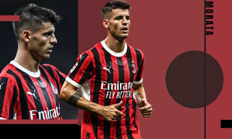 Morata, notte memorabile: primo goal con il Milan per l'ex Juventus 