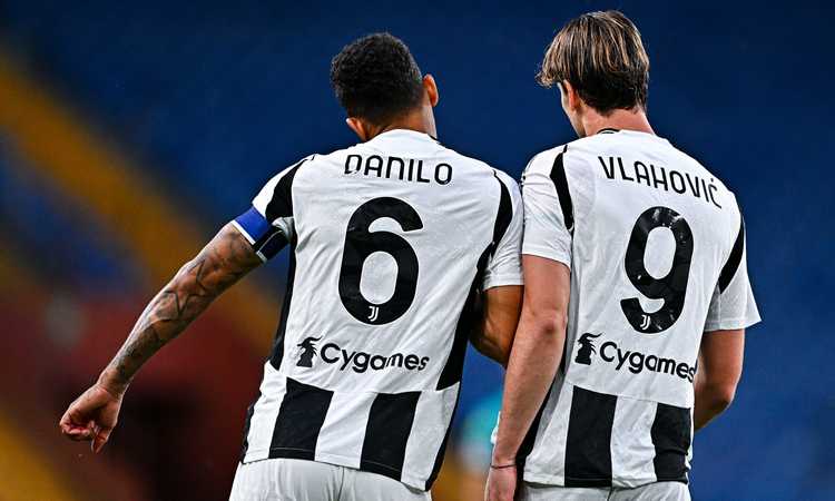 La Juventus festeggia Danilo, 200 presenze in bianconero: il messaggio del capitano FOTO