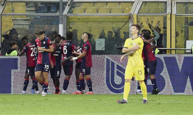 Juve, attenta al Cagliari: è dietro solo a Milan e Atalanta, il dato